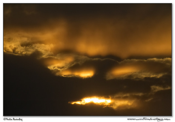 Sunrise at the beach of Los Lanches near Tarifa