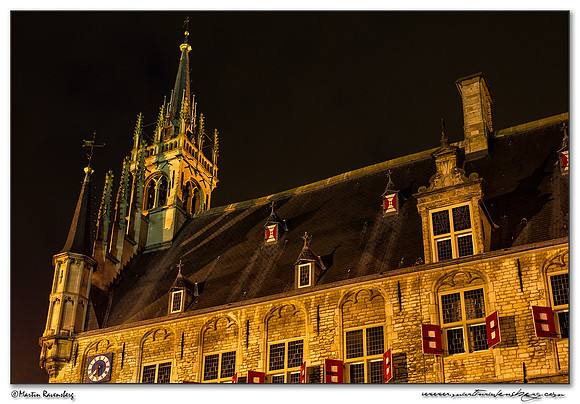 Downtown Gouda by night