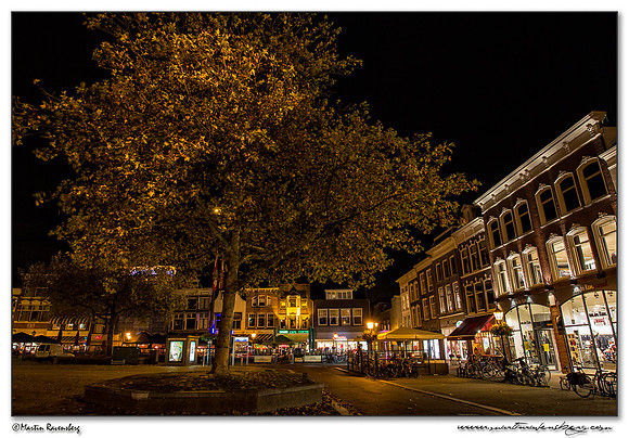 Downtown Gouda by night