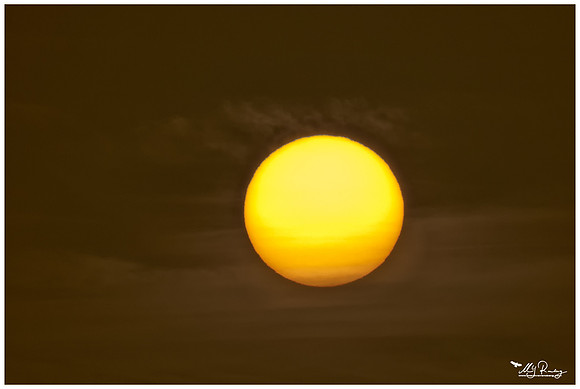 Sunrise at Rehdener Geestmoor.