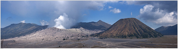 Mount Bromo inside the massive Tengger Caldera