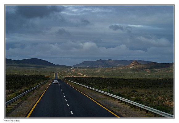 Traveling along the N7 road through Namaqualand