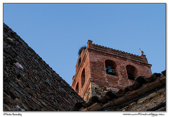 The church in the village Jaraicejo in northern part of Extremadura.