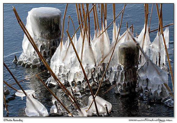 Ice sculpture at the Noord AA at Zoetermeer