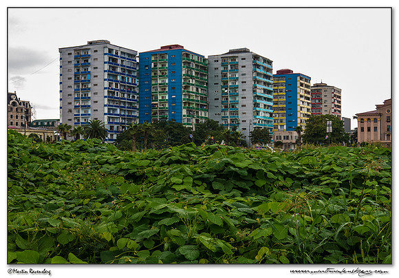 The harbor area of Batumi