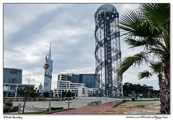 The harbor area of Batumi