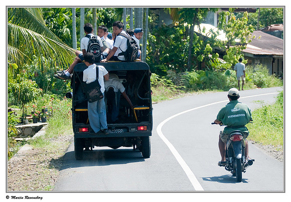 Going to school, by any means.