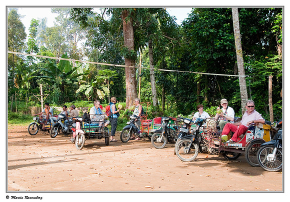 Motorized becak (rickshaw) trip around the village of Bukit Lawang and surroundings.
