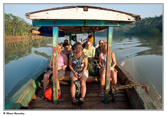 Boat trip through the mangrove forest from Pandangaran towards Cilacap