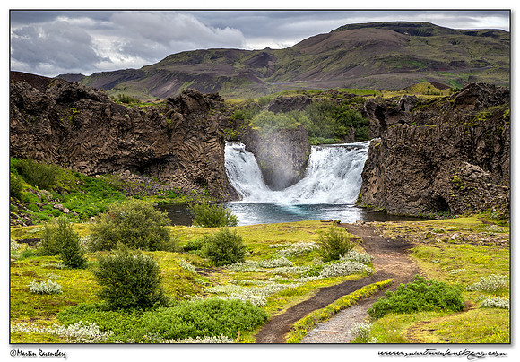 Hjalparfoss Waterfall