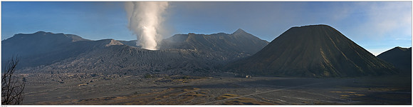 Mount Bromo inside the massive Tengger Caldera