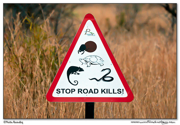 Warning sign at the Pilanesberg National Park
