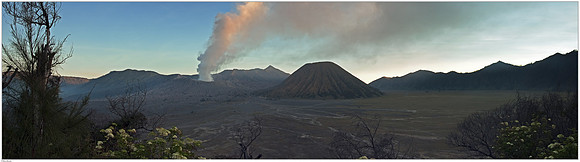 Mount Bromo inside the massive Tengger Caldera