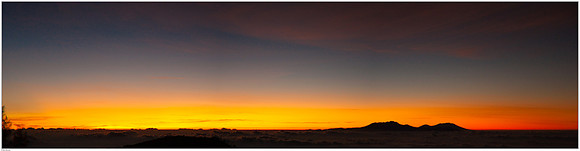 Sunrise above the Tengger Caldera