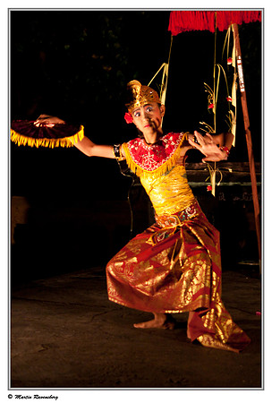 Traditional Balinese dance performance