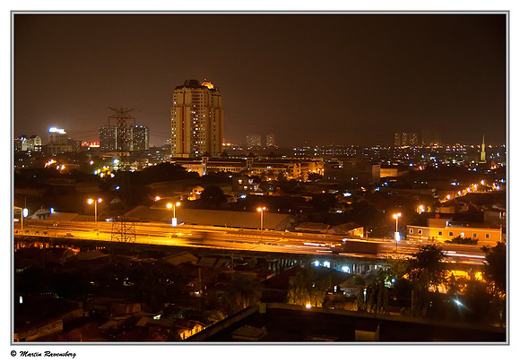 City view over Jakarta, the Kota Tua area.