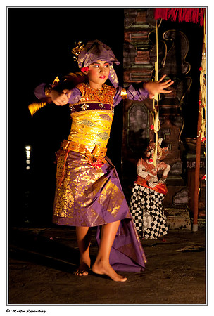 Traditional Balinese dance performance