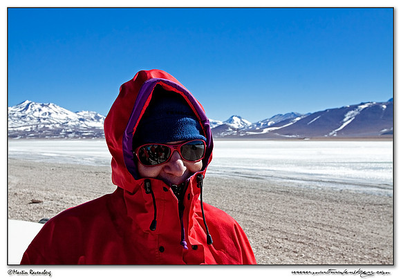My brother Willem at the Laguna Verde