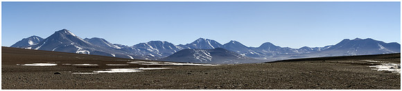 Landscape of the Altiplano in Bolivia
