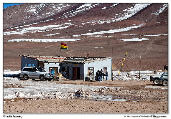 Bolivia border station the near the Licancabur Volcano, near San Pedro de Atacama (Chile)