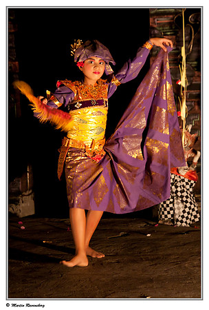 Traditional Balinese dance performance