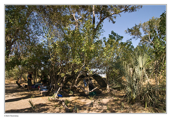 Campsite in the Okavango Delta - Botswana
