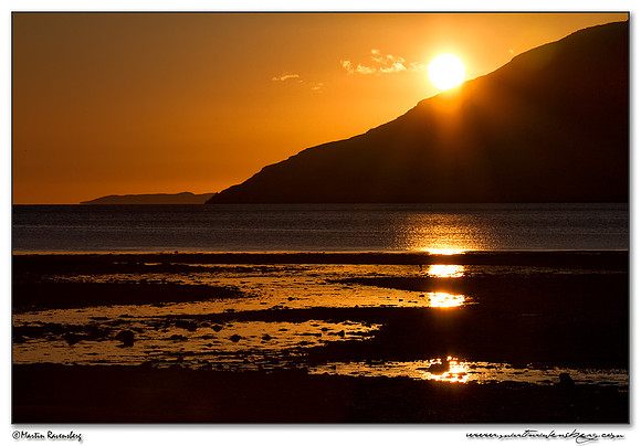 Sunsett over Little Loch Broom near Dundonnell