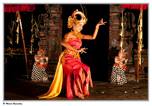 Traditional Balinese dance performance