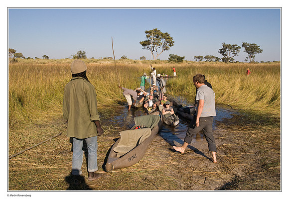 Campsite in the Okavango Delta - Botswana