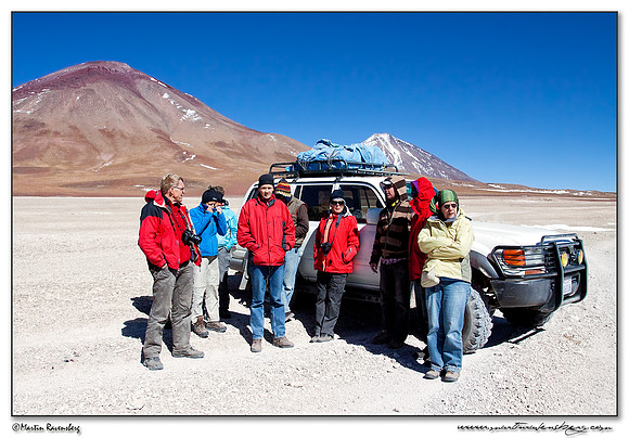 The group at the Laguna Verde
