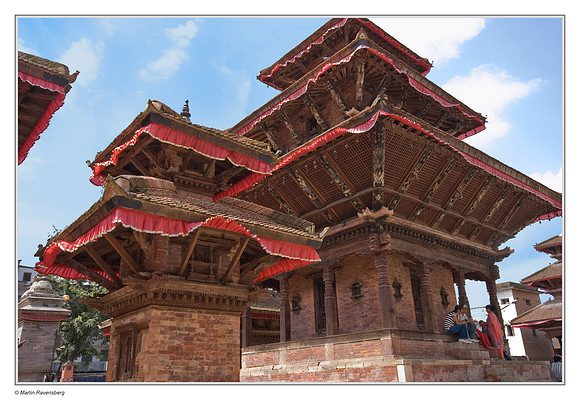 Kathmandu - Durbar Square - Mahavishnu Temple