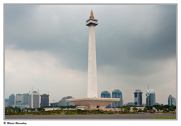 The National Monument or "Monas" in Jakarta