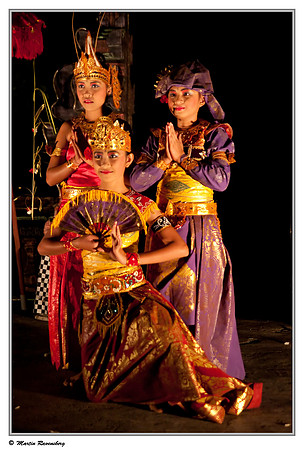 Traditional Balinese dance performance